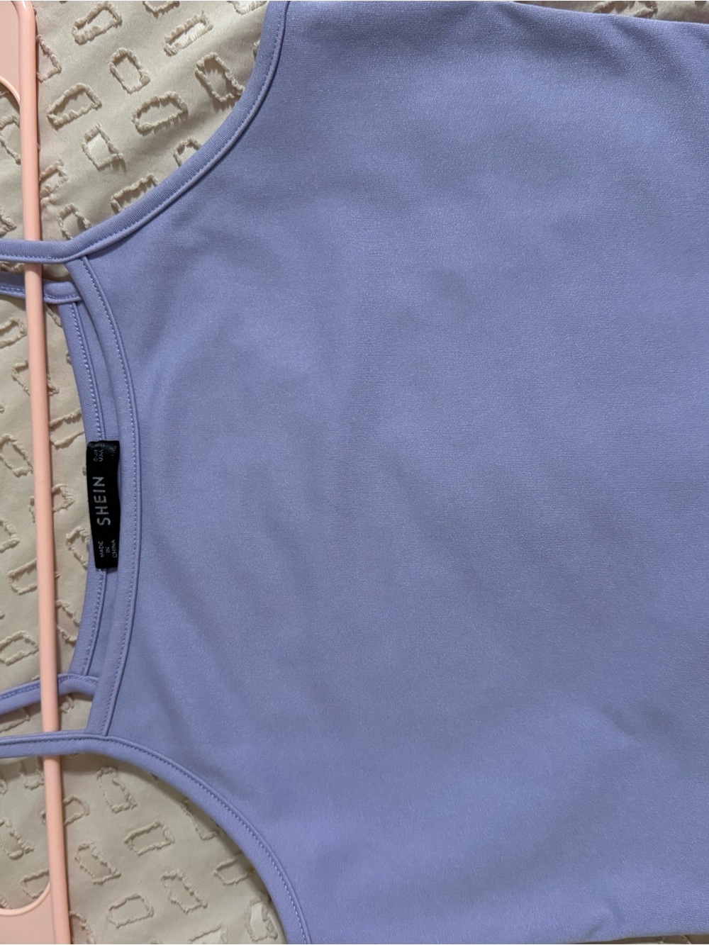 SHEIN Lavender Scoop Neck Tank